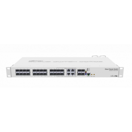 MikroTik Cloud Router Switch CRS328-4C-20S-4S+RM - Switch - L3 - Managed - 20 x SFP + 4 x SFP+ + 4 x combo SFP - rack-mountable - 0