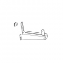 Zebra - Media hanger - for ZT400 Series ZT420