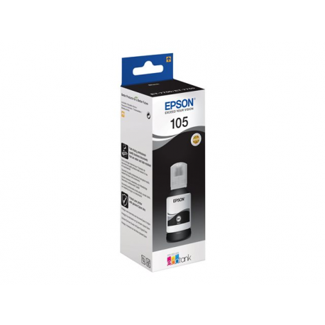 Epson 105 - 140 ml - black - original - ink tank - for EcoTank ET-7700, ET-7750, L7160, L7180; Expression Premium ET-7700, ET-7750 - 1