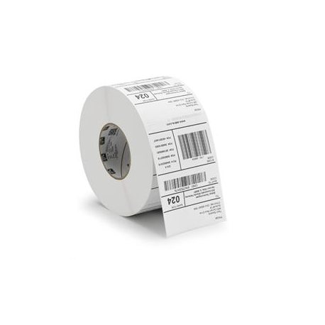 Zebra ZipShip PolyE 3100T Gloss - Polyethylene (PE) - glossy - permanent acrylic adhesive - 102 x 102 mm 5728 label(s) (4 roll(s) x 1432) labels - 0