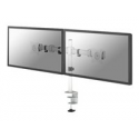 Neomounts by Newstar Select NM-D135D - Mounting kit - for 2 LCD displays (full-motion) - white - screen size: 10"-27" - clamp mountable, grommet, desk-mountable