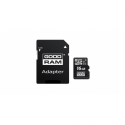 GOODRAM M1AA - Flash memory card (SD adapter included) - 16 GB - UHS-I  /  Class10 - microSDHC UHS-I