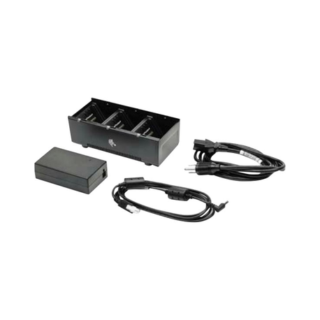 Zebra 3-Slot Battery Charger - Battery charger - United Kingdom - for P / N: BTRY-MPP-34MA1-01, BTRY-MPP-34MAHC1-01, P1031365-059, P1031365-069, P1065668-018 - 0