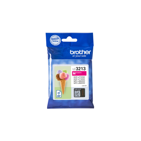 Brother LC3213M - High capacity - magenta - original - ink cartridge - for Brother DCP-J772DW, DCP-J774DW, MFC-J890DN, MFC-J890DW, MFC-J890DWN, MFC-J895DW - 0