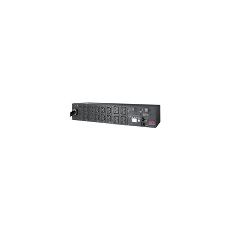 APC Metered Rack PDU AP7811B - Power distribution unit (rack-mountable) - AC 200 / 208 / 230 V - Ethernet - input: NEMA L6-30 - output connectors: 16 (IEC 60320 C13, IEC 60320 C19) - 2U - for P / N: SMTL1000RMI2UC, SMX1000C, SMX1500RM2UC, SMX1500RM2UCNC, SMX750C, SMX750CNC - 0