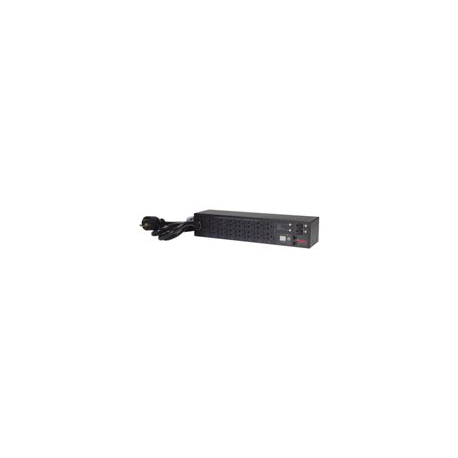 APC Switched Rack PDU AP7902B - Power distribution unit (rack-mountable) - AC 100 / 120 V - 2880 VA - input: NEMA L5-30P - output connectors: 16 (NEMA 5-20R) - 2U - 3.05 m cord - black - for P / N: SMTL1000RMI2UC, SMX1000C, SMX1500RM2UC, SMX1500RM2UCNC, SMX750C, SMX750CNC - 0