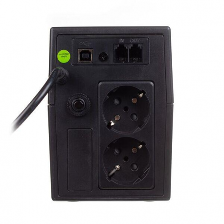 DIGITUS Professional DN-170063 - UPS - AC 230 V - 360 Watt - 600 VA - 7 Ah - USB - output connectors: 2 - 3