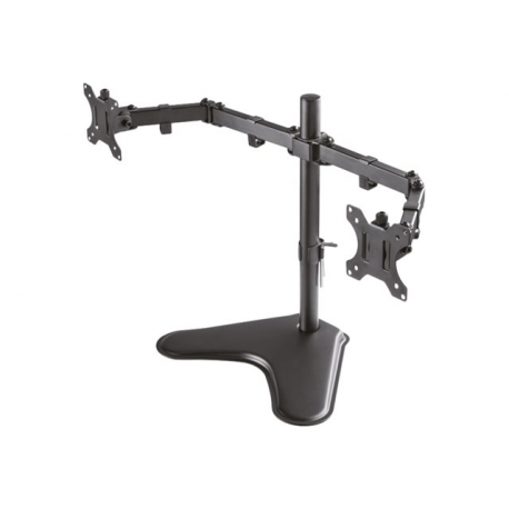 Neomounts by Newstar FPMA-D550DD - Stand - for 2 LCD displays (full-motion) - black - screen size: 10"-32" - desktop stand, desk-mountable - 1