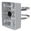 AXIS T91B57 - Pole mount kit - pole mountable - indoor, outdoor - white - for AXIS A9188-VE, T91G61, T91H61, T98A15-VE, T98A16-VE, T98A17-VE, T98A18-VE