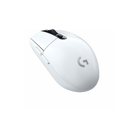 Logitech G G305 - Mouse - optical - 6 buttons - wireless - LIGHTSPEED - USB wireless receiver - white - 2