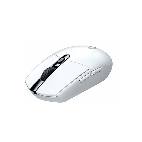 Logitech G G305 - Mouse - optical - 6 buttons - wireless - LIGHTSPEED - USB wireless receiver - white - 3