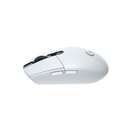 Logitech G G305 - Mouse - optical - 6 buttons - wireless - LIGHTSPEED - USB wireless receiver - white - 4