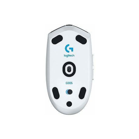 Logitech G G305 - Mouse - optical - 6 buttons - wireless - LIGHTSPEED - USB wireless receiver - white - 5