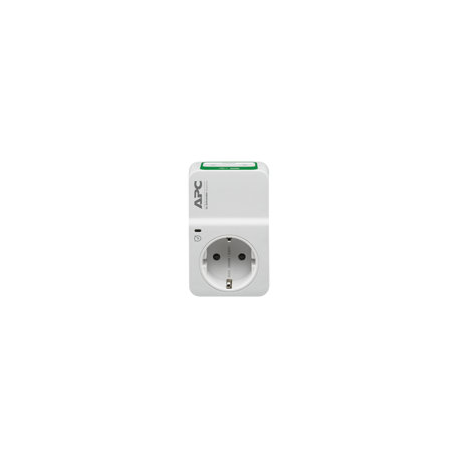 APC Essential Surgearrest PM1WU2 - Surge protector - AC 230 V - output connectors: 1 - Germany - white - 3