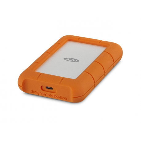 LaCie Rugged USB-C STFR5000800 - Hard drive - 5 TB - external (portable) - USB 3.1 Gen 1 (USB-C connector) - with 2 years Rescue Data Recovery Service Plan - 1