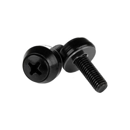 StarTech.com M5 x 12mm - Screws - 50 Pack, Black - M5 Mounting Screws for Server Rack & Cabinet (CABSCREWSB) - Screw kit - black (pack of 50) - for P / N: RACK-18U-20-WALL-OA, RACK-21U-20-WALL-OA, RACK-24U-20-WALL-OA, RK3236BKF, WALLMOUNT4 - 2