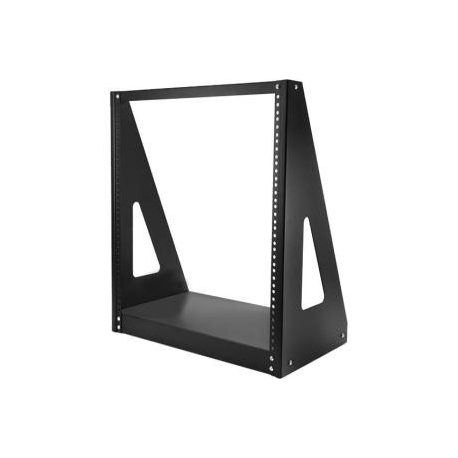 StarTech.com 12U Heavy Duty 2 Post Open Frame Network Rack - 350lbs - 19" Free Standing Desktop Rack for Computer, AV, Media, IT Equipment (2POSTRACK12) - Rack open frame - 2-post - 12U - 19" - 4