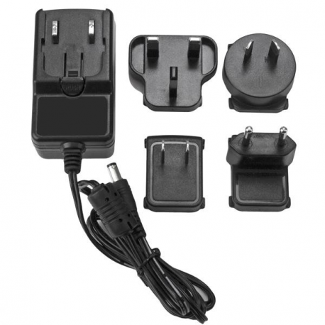 StarTech.com DC Power Adapter - 12V, 2A - Universal Replacement Power Adapter (NA, EU, UK, AU) (SVA12M2NEUA) - Power adapter - AC 100-240 V - for P / N: RKPNLLT, S351BMU33ET, S351BMU33ETG, SV431DL2DU3A, SV431DPDDUA2, SV431DPUA2 - 3