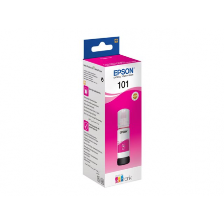 Epson 101 - 70 ml - magenta - original - ink tank - for Epson L4260, L4266, L6190, L6260, L6270, L6276, L6290; EcoTank L14150; EcoTank ITS L4150 - 1