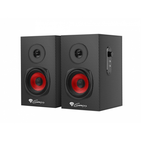 Genesis Helium 200 - Speakers - for PC - 20 Watt (Total) - 2-way - black, red - 4