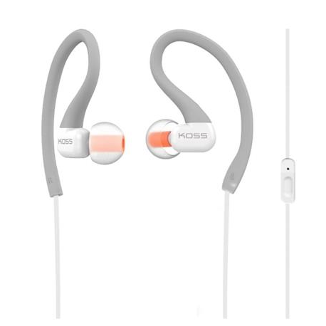 Koss Headphones KSC32iGRY In-ear/Ear-hook, 3.5mm (1/8 inch), Microphone, Grey, - 0