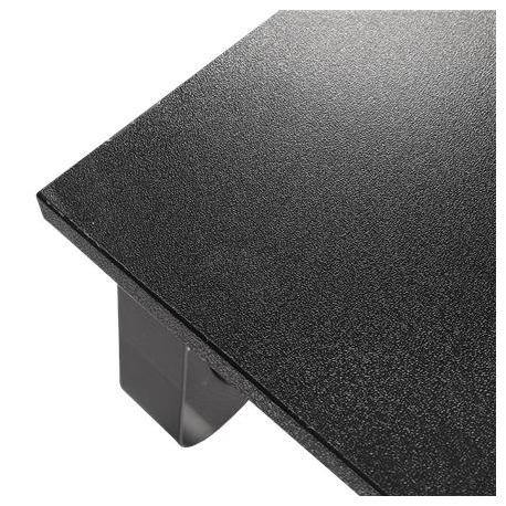 LogiLink Monitor Riser - Stand - for LCD display  /  notebook - particle board, steel, ethylene vinyl acetate (EVA) - black - 1