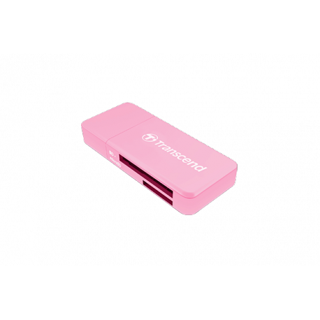 Transcend RDF5 - Card reader (microSD, SDHC, microSDHC, SDXC, microSDXC, SDHC UHS-I, SDXC UHS-I, microSDHC UHS-I, microSDXC UHS-I) - USB 3.0 - 0