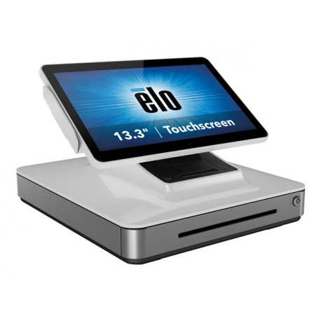 Elo PayPoint - All-in-one - 1 x Snapdragon 2 GHz - RAM 3 GB - SSD 32 GB - GigE - WLAN: 802.11a / b / g / n / ac, Bluetooth 4.1 - Android 7.1 (Nougat) - monitor: LED 13.3" 1920 x 1080 (Full HD) touchscreen - white - 2
