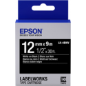Epson LabelWorks LK-4BWV - White on black - Roll (1.2 cm x 9 m) 1 cassette(s) label tape - for LabelWorks LW-1000, 300, 400, 600, 700, 900, K400, Z5000, Z5010, Z700, Z710, Z900