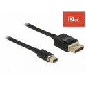 Delock - DisplayPort cable - DisplayPort male to Mini DisplayPort male - 2 m - black - 8K support