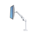 Ergotron LX - Mounting kit (articulating arm) - for Monitor - aluminium, steel - white - screen size: up to 32" - desk-mountable