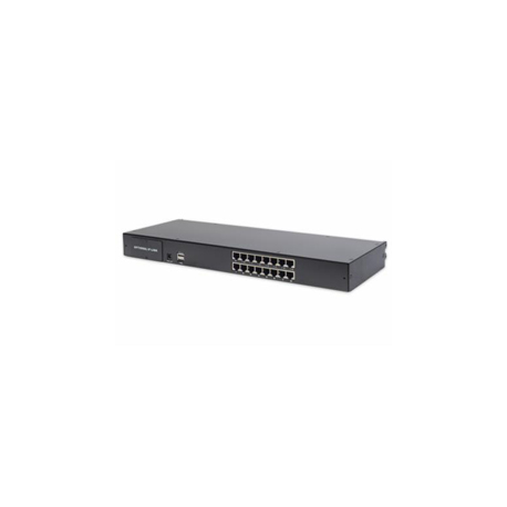 DIGITUS Professional DS-72217 - KVM switch - 16 x KVM port(s) - rack-mountable - 0