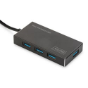 DIGITUS USB 3.0 Office Hub DA-70240-1 - Hub - 4 x SuperSpeed USB 3.0 - desktop