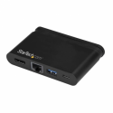 StarTech.com USB C Multiport Adapter, USB-C Travel Mini Dock to 4K HDMI with 100W PD 3.0 Pass-Through, USB-A USB-C, Gigabit Ethernet, Portable USB 3.0 Type-C Dock with 100W Power Delivery - Mac, Windows, Chrome (DKT30CHCPD) - Docking station - USB-C - GigE