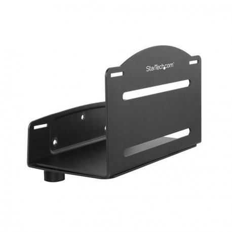 StarTech.com Wall Mount CPU Holder - Adjustable Width 4.8in to 8.3in - Metal - Computer Tower Mounting Bracket for Desktop PC (CPUWALLMNT) - Bracket - for CPU - steel - black - wall-mountable - for P / N: WALLSTS1, WALLSTS2 - 3