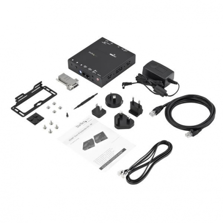 StarTech.com 4K HDMI over IP Receiver for ST12MHDLAN4K - 4K Receiver - HDMI Over Cat6 - 4k AV Receiver (ST12MHDLAN4R) - Video / audio extender - receiver - GigE, HDMI - up to 100 m - for P / N: ST12MHDLAN4K, SV565HDIP, SVA12M2NEUA, SVA12M5NA, VIDWALLMNT - 2