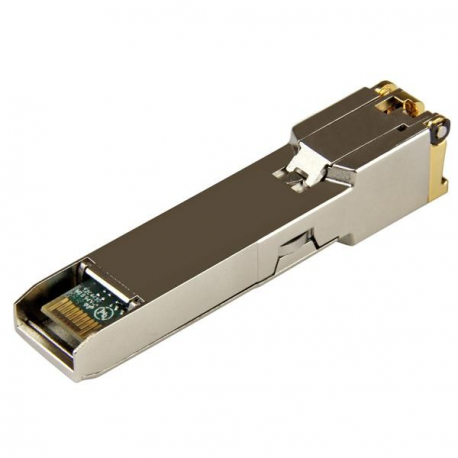 StarTech.com MSA Uncoded Compatible SFP Module, 1000BASE-TX, SFP to RJ45 (Copper) Cat6 / Cat5e, 1GE Gigabit Ethernet SFP, RJ-45 (Copper) 100m, 1Gbps / 1000Mbps Mini GBIC Transceiver SFP Module - Lifetime Warranty (SFP1000TXST) - SFP (mini-GBIC) transceiver module - GigE - 1000Base-TX - RJ-45 - up to 100 m - 0