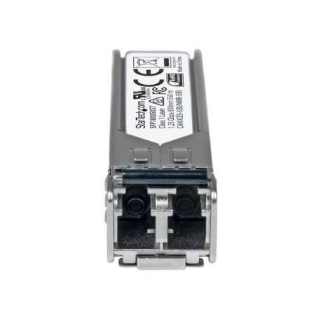 StarTech.com MSA Uncoded Compatible SFP Module, 1000BASE-SX, 1GbE Multi Mode (MMF) Fiber Optic Transceiver, 1GE Gigabit Ethernet SFP, LC Connector, 550m, 850nm, DDM, 1Gbps Mini GBIC Module - Lifetime Warranty (SFP1000SXST) - SFP (mini-GBIC) transceiver module - GigE - 1000Base-SX - LC multi-mode - up to 550 m - 850 nm - for P / N: US1GA30SFP, US1GC30SFP - 0