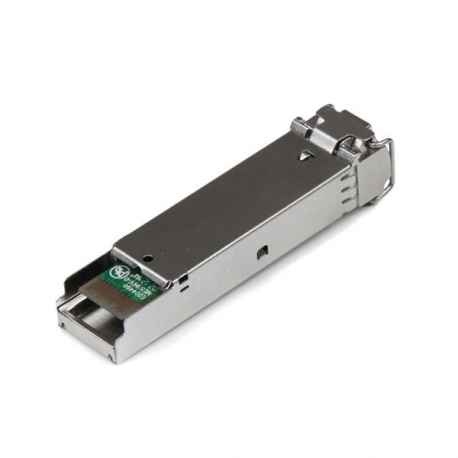 StarTech.com MSA Uncoded Compatible SFP Module, 1000BASE-SX, 1GbE Multi Mode (MMF) Fiber Optic Transceiver, 1GE Gigabit Ethernet SFP, LC Connector, 550m, 850nm, DDM, 1Gbps Mini GBIC Module - Lifetime Warranty (SFP1000SXST) - SFP (mini-GBIC) transceiver module - GigE - 1000Base-SX - LC multi-mode - up to 550 m - 850 nm - for P / N: US1GA30SFP, US1GC30SFP - 1