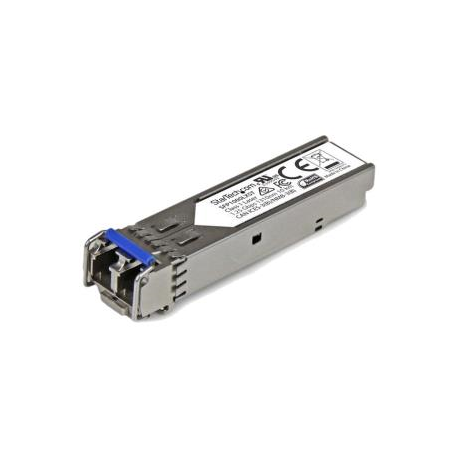 StarTech.com MSA Uncoded Compatible SFP Module, 1000BASE-LX, 1GbE Single Mode (SMF) Fiber Optic Transceiver, 1GE Gigabit Ethernet SFP, LC Connector, 10km, 1310nm, DDM, Mini GBIC Module - Lifetime Warranty (SFP1000LXST) - SFP (mini-GBIC) transceiver module - GigE - 1000Base-LX - LC single-mode - up to 10 km - 1310 nm - for P / N: US1GA30SFP, US1GC30SFP - 3