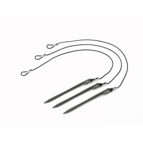 Zebra - Handheld stylus - grey (pack of 3) - for Symbol PPT 28XX, 88XX; SPT 18XX; Zebra MC3000, MC3200 - 0
