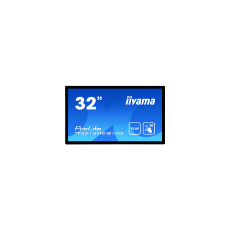 iiyama ProLite TF3215MC-B1AG - LED monitor - 31.5" - open frame - touchscreen - 1920 x 1080 Full HD (1080p) @ 60 Hz - A-MVA3 - 500 cd / m² - 3000:1 - 8 ms - HDMI, VGA - black - 0