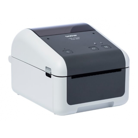 Brother TD-4520DN - Label printer - direct thermal - Roll (11.8 cm) - 300 x 300 dpi - up to 152 mm / sec - USB 2.0, LAN, serial - grey, white - 2