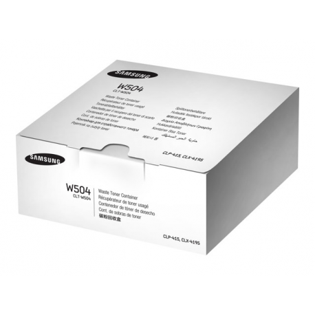 Samsung CLT-W504 - Black, yellow, cyan, magenta - waste toner collector - for Samsung CLP-415, CLX-4195; MultiXpress SL-C1453, C1454; Xpress SL-C1404, C1810, C1860 - 0