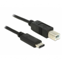 DeLOCK - USB cable - USB-C (M) to USB Type B (M) - USB 2.0 - 3 A - 2 m - black