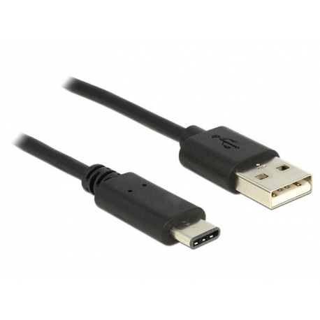 DeLOCK - USB cable - USB-C (M) to USB (M) - USB 2.0 - 3 A - 2 m - black - 0