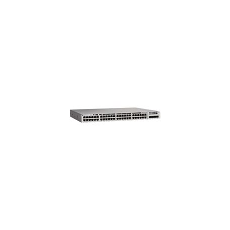 Cisco Catalyst 9200L - Network Essentials - switch - L3 - Managed - 48 x 10 / 100 / 1000 + 4 x 10 Gigabit SFP+ (uplink) - rack-mountable - 0