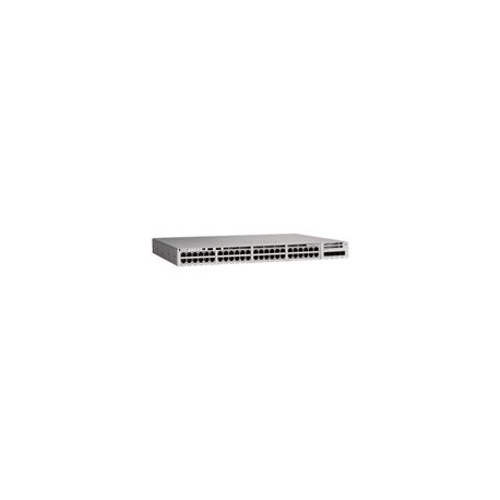 Cisco Catalyst 9200L - Network Essentials - switch - L3 - Managed - 48 x 10 / 100 / 1000 (PoE+) + 4 x 10 Gigabit SFP+ - rack-mountable - PoE+ - 0