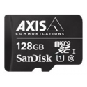 AXIS Surveillance - Flash memory card (microSDXC to SD adapter included) - 128 GB - UHS-I U1  /  Class10 - microSDXC UHS-I - black - for AXIS M4308, P3818, Q1656, Q1715, Q1951, Q1952, Q6100, V5938 50; P37 Series; V59 Series