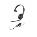 Poly Blackwire 5210 - 5200 Series - headset - on-ear - wired - 3.5 mm jack, USB-C - Certified for Microsoft Teams
